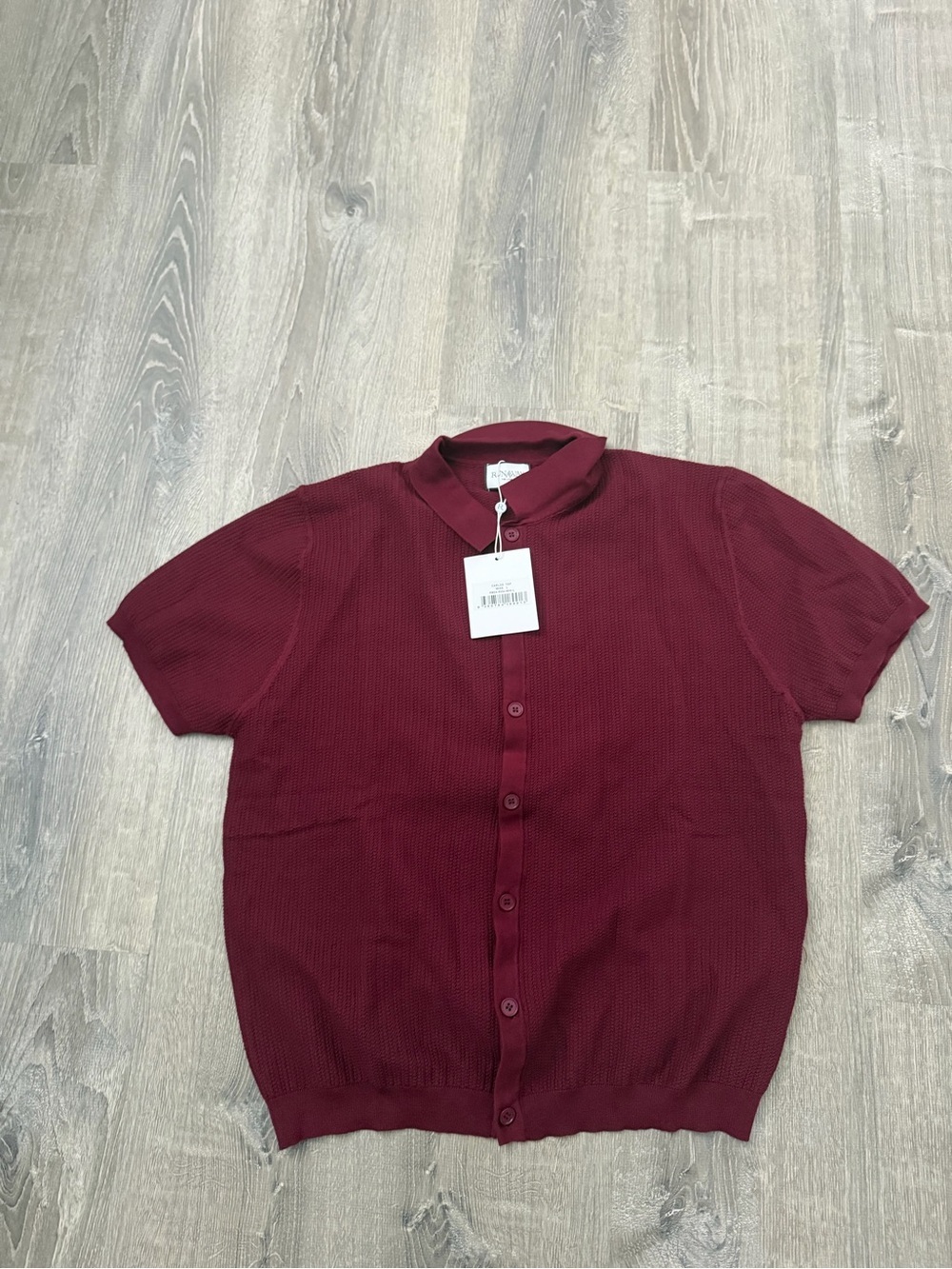 Runaway The Label CARLOS TOP - WINE NWT